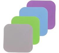 LALAFINA 4 Coussinets en Caoutchouc Antidérapants Carrés, Ouvre-bocaux Multifonction, Protège-mains, 4 Pièces Colorées pour Usage la Cuisine et Salle à Manger