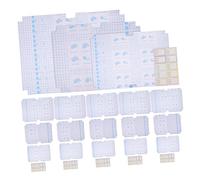 LALAFINA 4 Ensembles Couverture De Transparente Housse De Protection Autoadhésive Pour Étudiants Pour Manuels Scolaires Et Cahiers Résistante À Usure Et Facile À Installer 30 Pièces * 4