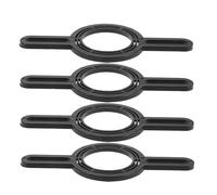 LALAFINA 4 Pièces Adaptateur D'entretoise Noir, Support Haut-Parleur de | Plastique, Installation Facile, pour Système Audio Véhicule et Haut-parleur Voiture, Usage Maison