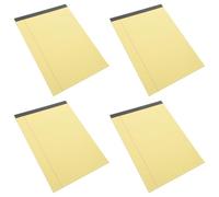 LALAFINA 4 Pièces Bloc-notes Juridique A4 Ligné, Pages Détachables | Écriture Fluide, Encre Résistante aux Bavures, , pour Dossiers Papier et Crayons