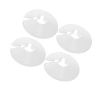 LALAFINA 4 Pièces Couvercles de Tuyau Muraux Cache Tuyau Décoratif et Compatible avec Systèmes de Plomberie pour Camoufler les Tuyaux Blanc