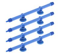 LALAFINA 4 Pièces Pierre à Air pour Aquarium Diffuseur d'air pour Aquarium Diffusion Uniforme des Bulles Transfert D'oxygène Faible Bruit ABS Bleu Ventouses et Bacs à Poissons sous l'eau
