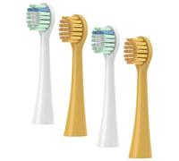 LALAFINA 4 Têtes de Brosse à Dents Accessoires en Nylon et Polyamide Souples Électriques Remplacement Doux et Sûr Utilisation Longue Durée pour Garçon et Filles