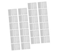 LALAFINA 40 pièces Protège-cahier Transparent avec Coutures Thermoscellées Housse pour Cahiers Planners et Journaux Protection Résistante à Usure