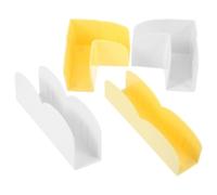 LALAFINA 4pcs Détendeur de Clôture en Plastique Anti-dérapant pour Parc Bébé Angle Plat et Angle Droit, Support Sécurisé pour Parc la Maison