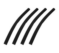 LALAFINA 4pcs Housses de Guidon en Mousse Noire pour Poussette et Caddie, Protection Souple et Confortable des Poignées, Usage Polyvalent pour Poussettes Bébé