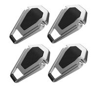 LALAFINA 4pièces Support Ordinateur Portable Ergonomique Invisible Réhausseur De Clavier Alloy Stand Pliable Et Auto-adhésif pour Refroidissement Et Ventilation De Pc Au Bureau
