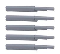 LALAFINA 5 pièces Système de Charnières de Porte avec Amortisseur Magnétique Abs Ouverture Tactile sans Poignée Fermeture Douce pour Armoires Installation Facile et Sécurisée