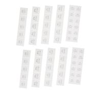 LALAFINA 50 Feuilles Étiquette flacon distributeur autocollant de bouteille de shampoing étiquettes de bouteilles de shampoing cosmétiques bouteille stickers étiquette bouteille