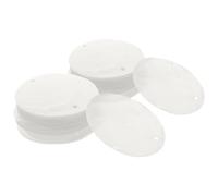 LALAFINA 50 pièces Coquilles Naturelles Doubles Perforées pour Bricolage Bijoux et Décoration Rideaux Carillons Lampes Style Marin