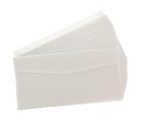 LALAFINA 50 Pièces Enveloppes Rétro Transparentes pour Cachet de Cire Enveloppes à Lettres Élégantes pour Mariages et Invitations