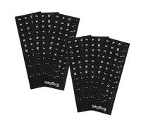 LALAFINA 6 Feuilles Autocollants de Clavier Anglais de Stickers Adhésifs pour Ordinateurs Protection et Mise à Jour des Lettres Compatible avec Ordinateurs Portables Bureau