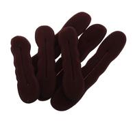 LALAFINA 6 Pièces Accessoire Chignon en Tissu et Éponge-métal, Lot 3 Grandes et 3 Petites, Réutilisable et Portable, pour Chignons Faciles, Femmes, Fêtes et Mariages