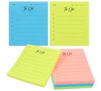 LALAFINA 6 Pièces Bloc-notes Autocollant de Note pour Élève, Papier