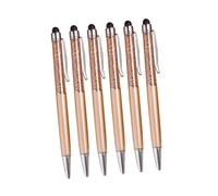 LALAFINA 6 Pièces Stylos Gel Scintillants Stylet Diamant Stylos en Cristal Stylets en Cristal Stylet Capacitif Éclair