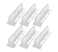 LALAFINA 6pièces Lot De Séparateurs De Compartiment Pour Réfrigérateur Organisateur Étagère De Séparateur De Porte De Réfrigérateur Multifonctionnel