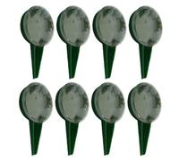 LALAFINA 8 Pièces Distributeur de Semences Jardin Réglable 5 Niveaux en Plastique Vert avec Design Ergonomique pour Semis Précis de Petites à Grandes Graines en Extérieur