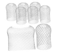 LALAFINA 8 Pièces Filtre Gouttière Tamis de Protection pour Descente Garde Bouchage Installation Facile Prévention des Dégâts Eau Accessoire de Toit pour Gouttières