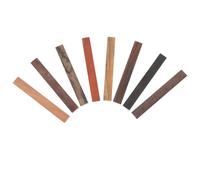 LALAFINA 8pièces Blanks de Bois Exotiques pour Stylo Blanks pour Tournage Bois DIY Motifs Naturels Uniques Kit de Bricolage pour Stylos Artisanaux