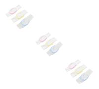 LALAFINA 9pièces Ceinture De Fixation Pour Couches Coton Ajustables Et Réutilisables Bleu Jaune Rose Fixation Pratique Et Élastique Pour Bébés Lavable Et Confortable Pour Peau