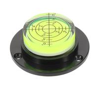 LALAFINA à Bulle Mini avec Base Noire Outil de Nivellement pour Construction et Décoration Intérieure Mesure Précise et Durable Accessoire pour Trépied et Cadre Photo Compact et Facile à