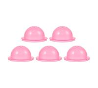 LALAFINA Accessoires pour Hamster Fin de Tube en Plastique Rose, 5 Pièces, Faciles à Installer et Démonter, pour Cage et Labyrinthe DIY Hamster