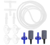 LALAFINA Accessoires pour Pompe à Air Aquarium Pierre à Air Abs, Connecteur Droit Trois Voies, Installation Facile pour Aquarium et Bassin Ornemental