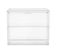 LALAFINA Acrylique Boîte D'exposition Double Couche pour Mini Voitures | Display Case, Vitrine Élégante pour Modèles Réduits, Protection Fiable, Visibilité Accrue, Bureau ou Exposition