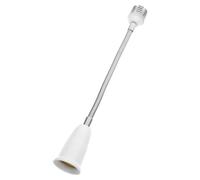 LALAFINA Adaptateur pour Ampoule E27 Flexible et Convertisseur Adaptateur pour Lampe LED en PC et Métal, Stabilité et Compatibilité Large pour Luminaires en Bureaux et Ateliers