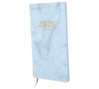 LALAFINA Agenda Journalier, Carnet de Notes Planificateur, 365 Jours, Pu et Papier, Bleu, Design Annuel, Écriture Fluide, pour Planifier Votre Emploi du Temps et Tenir un Journal