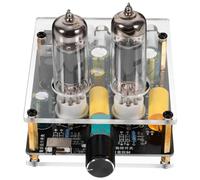 LALAFINA Ampli Phono pour Platine Vinyle Préamplificateur à Tubes HiFi Léger et Facile à Installer pour Système Home Cinéma DIY Composants en PCB et Verre