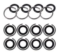 LALAFINA Anneaux de Retenue et Joint Torique 12 Pièces pour Clé à Chocs 1/2 Pouce en Métal Résistant pour Entretien d'Outillage à Main