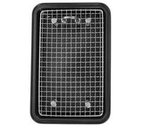 LALAFINA Bac à Litière pour Lapins en Plastique Noir avec Grille Inférieure Amovible, Structure Robuste et Grande Taille, Réduction du Stress pour Cages de Petits Animaux
