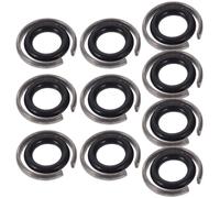 LALAFINA Bague de Retenue hocs 1/2 Joint Torique en Caoutchouc et Fer Lot de 10 pour Maintenance Automobile et Réparation Couleur Aléatoire