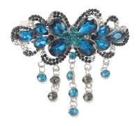 LALAFINA Barrette à Cristaux Pince à Cheveux Fleur en Alliage, Grosse, pour Coiffure de Mariée et Mariage, Embellissement des Cheveux, Garde la Frange Visage Couleur Couleur Aléatoire