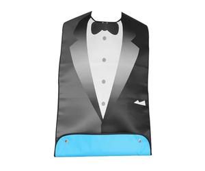 LALAFINA Bavoir Imperméable pour Adulte Protection Complète des Vêtements en Polyester Lavable pour Repas, pour Personnes Âgées et Aidants