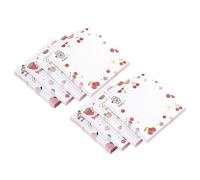 LALAFINA Bloc-notes à Motifs Floraux, 8 Petits Blocs-notes Portables, Autocollants Mémo Pratiques, 640 Feuilles, Notes Adhésives Compactes Pour Bureau, École Et Maison