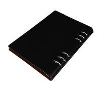 LALAFINA Bloc Notes Créatif à Feuillets Détachables pour Étudiants Cahier Pratique et Élégant Noir pour Écrire et Organiser Vos