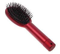 LALAFINA Boîte de Rangement Peigne à Cheveux Multifonctionnelle Rouge Cachette Sécurisée avec Brosse Dissimulée pour Bijoux et Petits Objets Pratique pour Voyage et Usage Quotidien