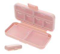 LALAFINA Boîte De Rangement Plastique à Compartiments pour Bijoux Organisateur Portable pour Voyage Étui De Rangement Élégant pour Colliers Boucles Oreilles Et Bagues Modèle