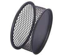 LALAFINA Boîte de Rangement pour Trombones en Fer Noir Distributeur de Bureau en Maille Panier Polyvalent pour Petits Objets Organiseur Compact pour Maison et Bureau 1 Pièce