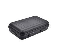 LALAFINA Boîte de Survie Multifonctionnelle Étanche en PP, Grosse Noire | Aventures Outdoor et Urgences, Légère et Facile à Transporter, Coffret de Rangement Scellé