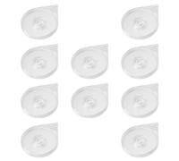 LALAFINA Boîte Élégante en Acrylique 10pcs pour Nail Art, Accessoires Manucure, pour Dessiner Détails Fins et Vérifier Lignes de Ruban Adhésif en Salon