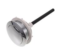 LALAFINA Bouton Poussoir Toilettes Wc Simple Pression Abs Solide, Diamètre 48×57 Mm, Bouton Réservoir D'eau Pour Chasse D'eau, Accessoire Salle De Bain, Remplacement Facile, Kit