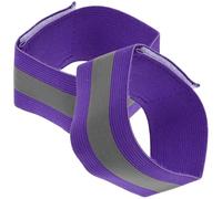 LALAFINA Bracelet Réfléchissant Élastique pour Sport Extérieur, Bande de Bras Pratique et Visible pour Coureurs, Facile à Plier, 1 Paire pour Activités en Plein Air