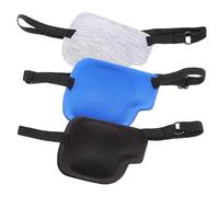 LALAFINA Cache-Oeil Compact Petit Protecteur Oculaire Monoculaire Cache-Oeil Cache-Oeil Pour Adultes Patch Pour 3 Pièces