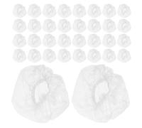 LALAFINA Cache-oreilles 1000 Pièces Jetables en Plastique Blanc Étanches Protection Douce pour Oreilles pour Salon et Espaces Publics