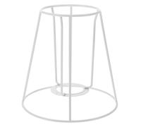 LALAFINA Cadre Solide Structure pour E27 -jour Lampe Blanc ou Bords Lisses de Bureau ou Décoration Maison et Hôtel