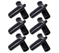 LALAFINA Capsules de Bière Résistante et Solide 12pcs en Caoutchouc Noir Anti-poussière pour Robinet de Bière Accessoire pour Bars