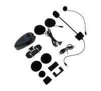 LALAFINA Casque Audio Moto K17 en ABS avec Micro Antibruit pour Casque | Communication Claire, Ajustement Sûr, Résistance à L'usure, pour Balades Moto et Dirt Bike